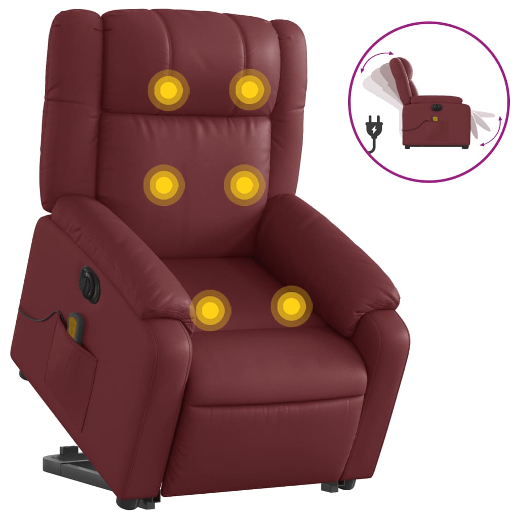 Fauteuil Relaxation Couleur Rouge