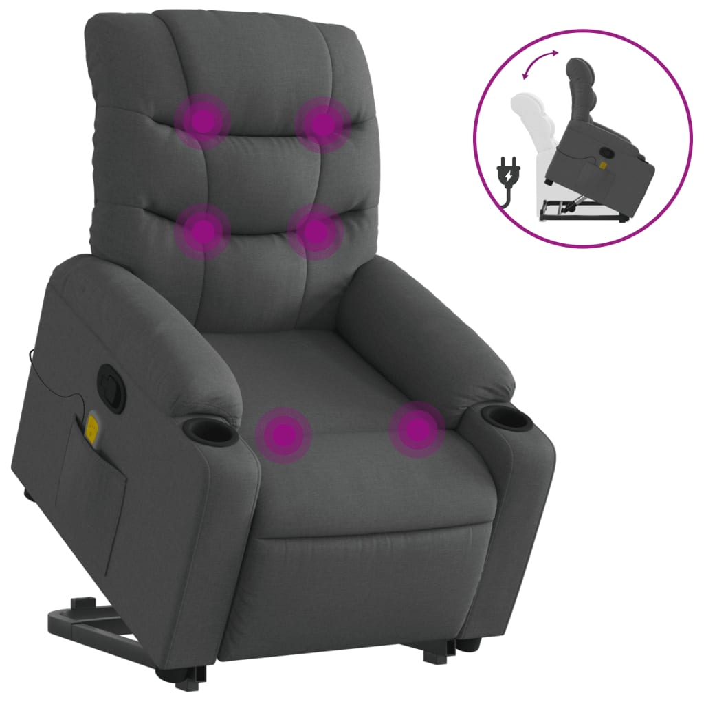 Fauteuil Relax Gris Anthracite