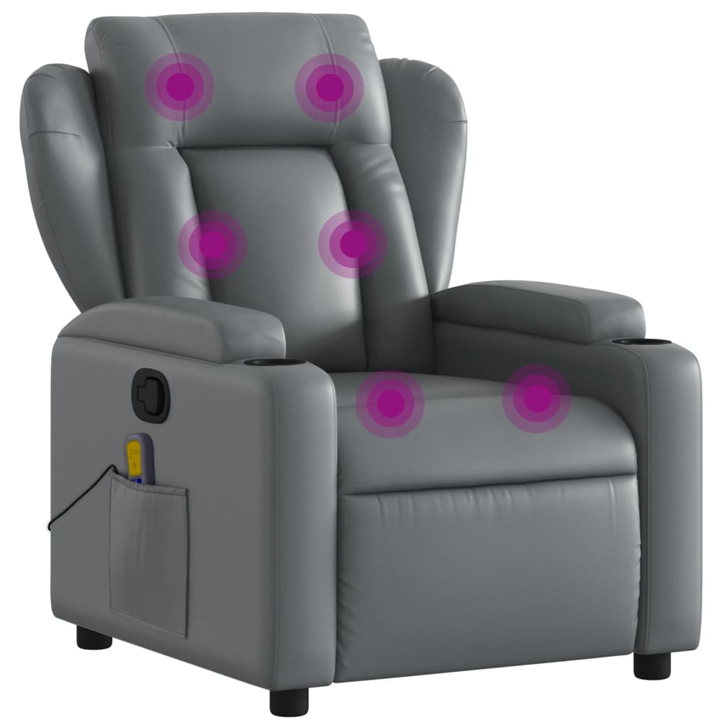 Fauteuil Massant Gris