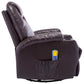 Fauteuil Massant Chauffant Cuir