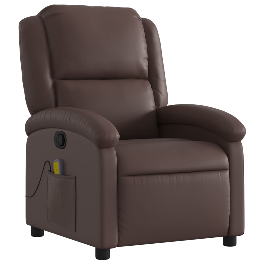 Fauteuil Relax Manuel Marron