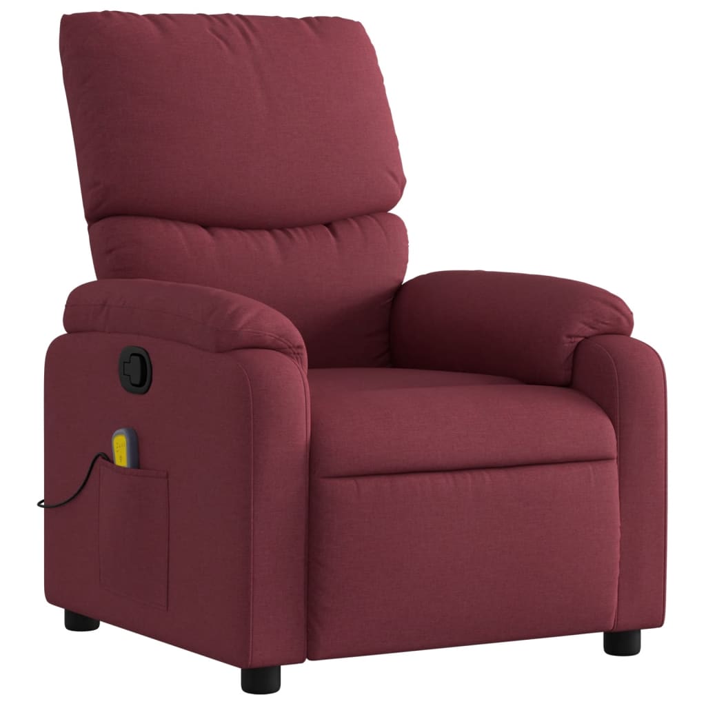 Fauteuil Relax Tissu Rouge