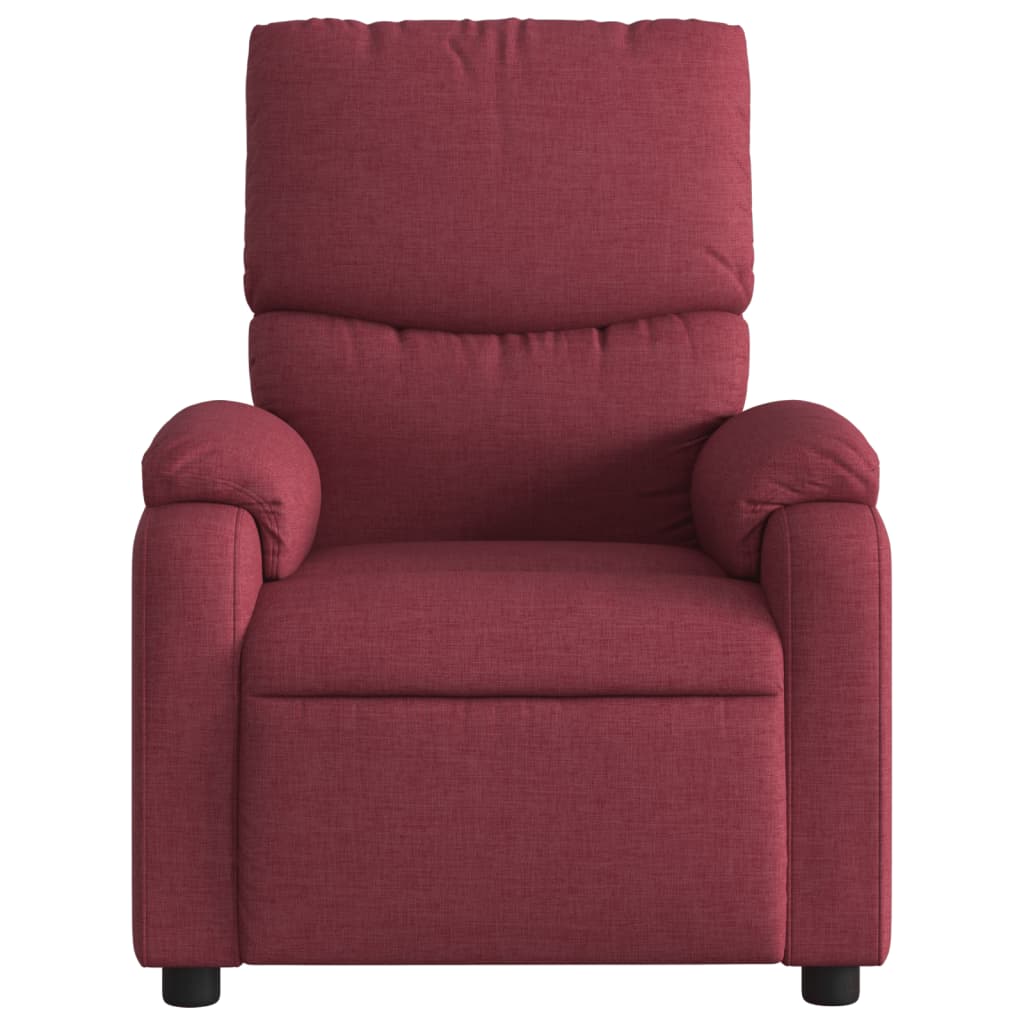 Fauteuil Relax Tissu Rouge