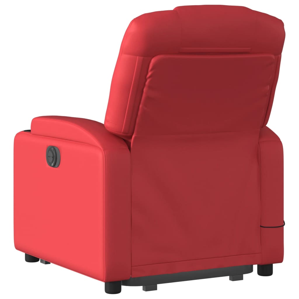 Fauteuil Relaxation Cuir Rouge