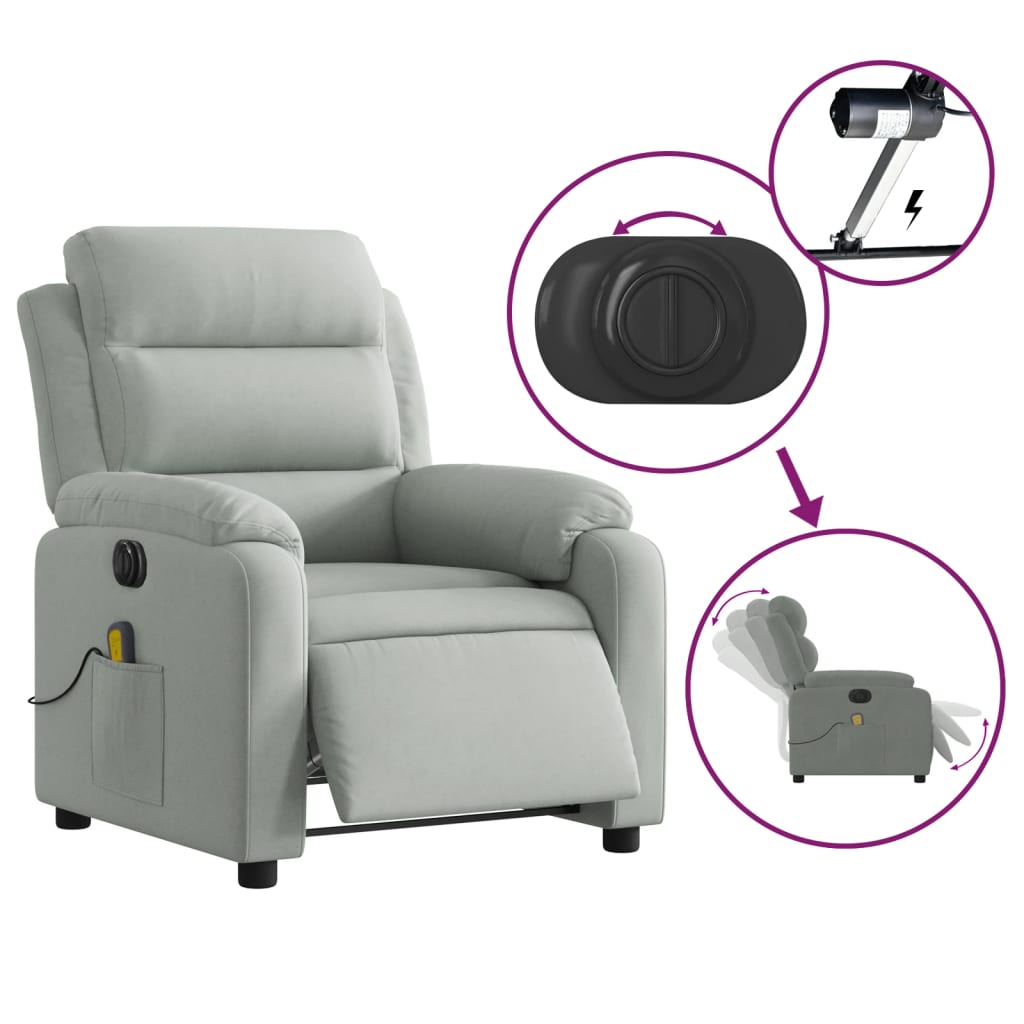 Fauteuil Relaxation Velours