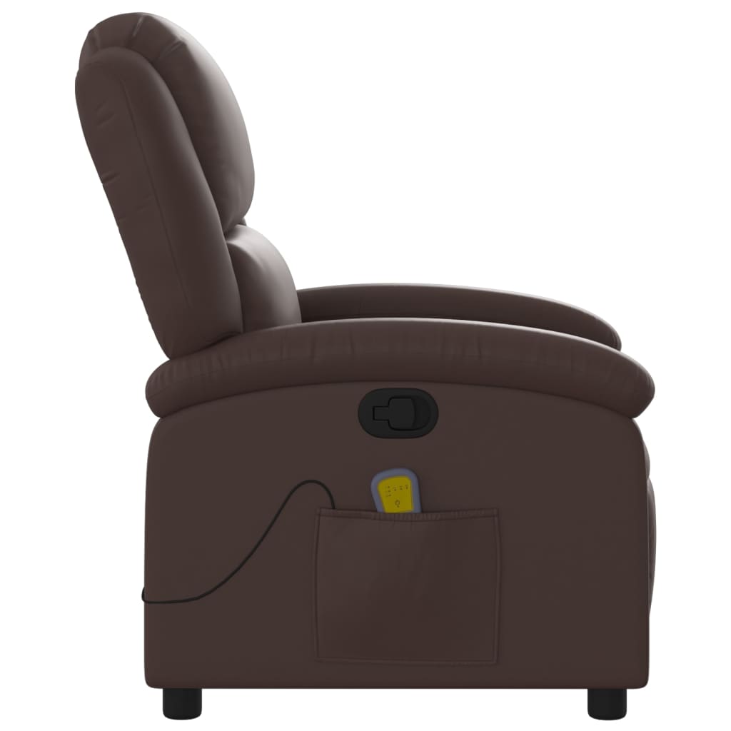 Fauteuil Relax Manuel Marron