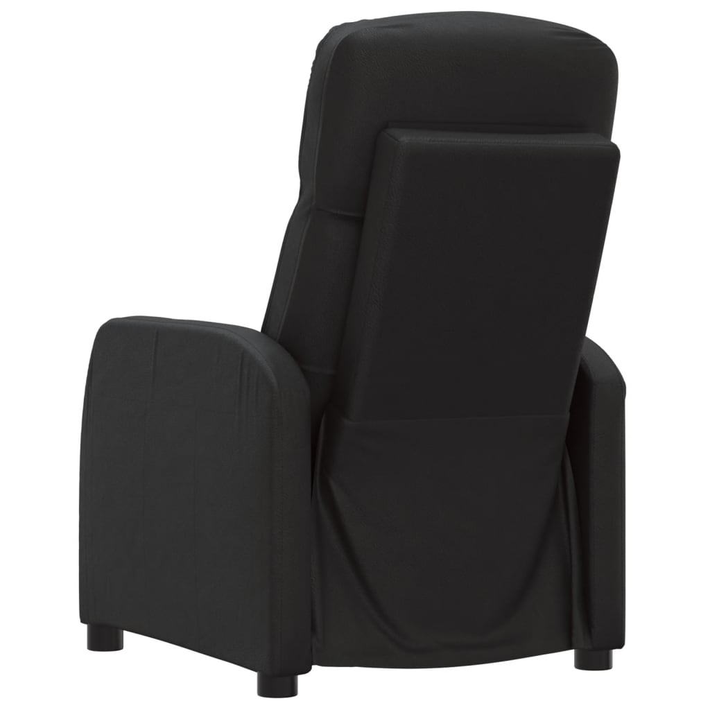 fauteuil massant cuir noir