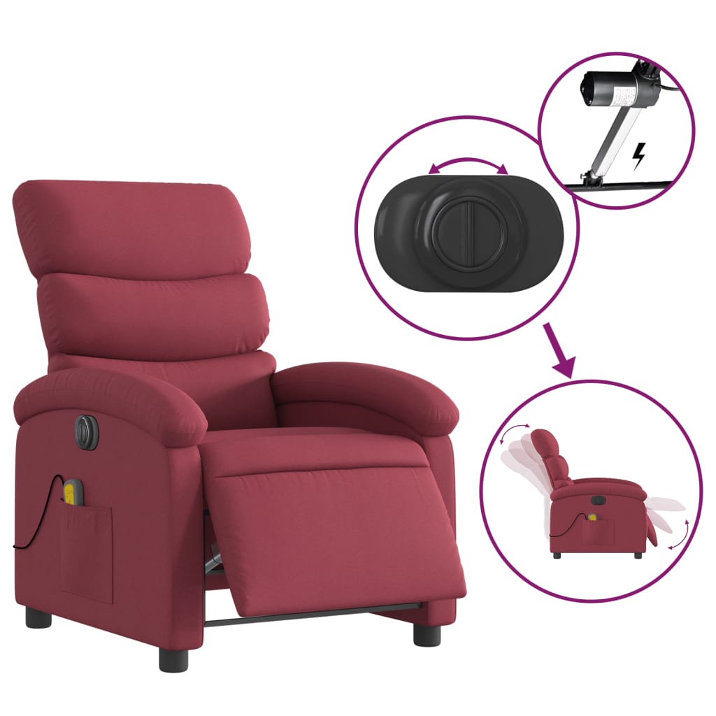 Fauteuil Relaxation Rouge