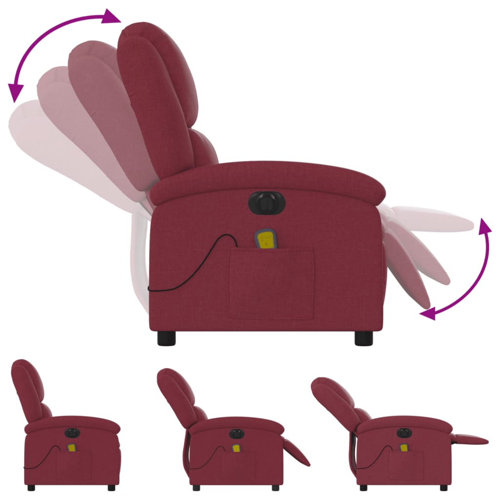 Fauteuil Massant Rouge