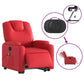 Fauteuil Relaxation Cuir Rouge