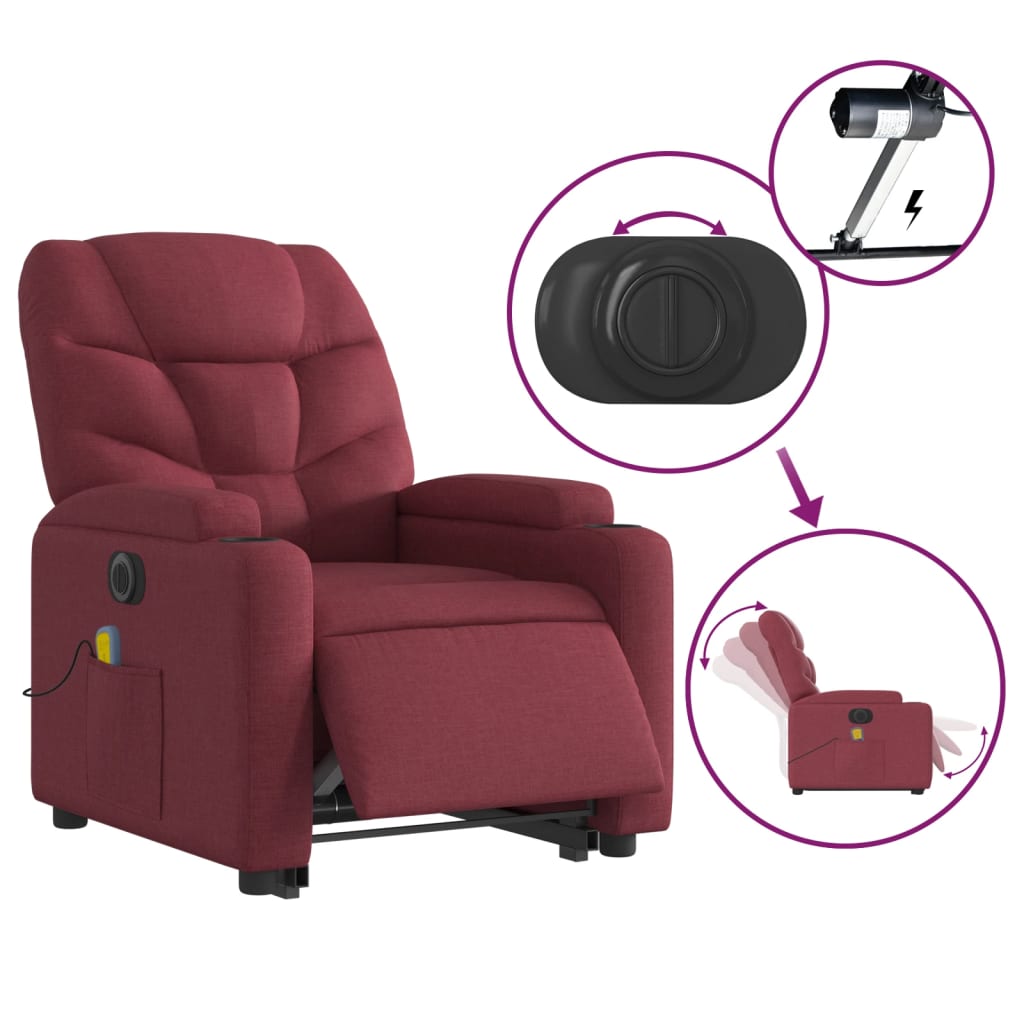 Fauteuil Relax Couleur Bordeaux