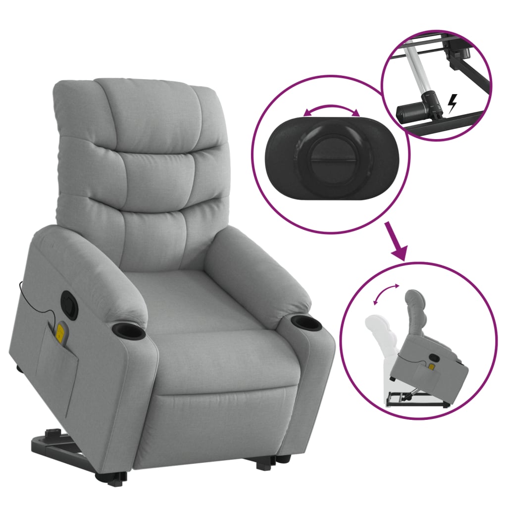 Fauteuil Relax Inclinable Gris