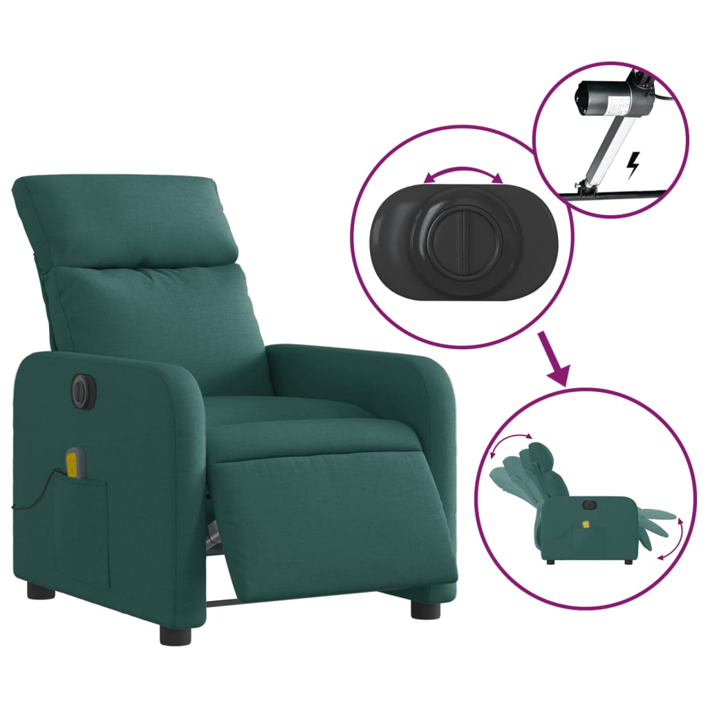 Fauteuil Relax Vert Foncé