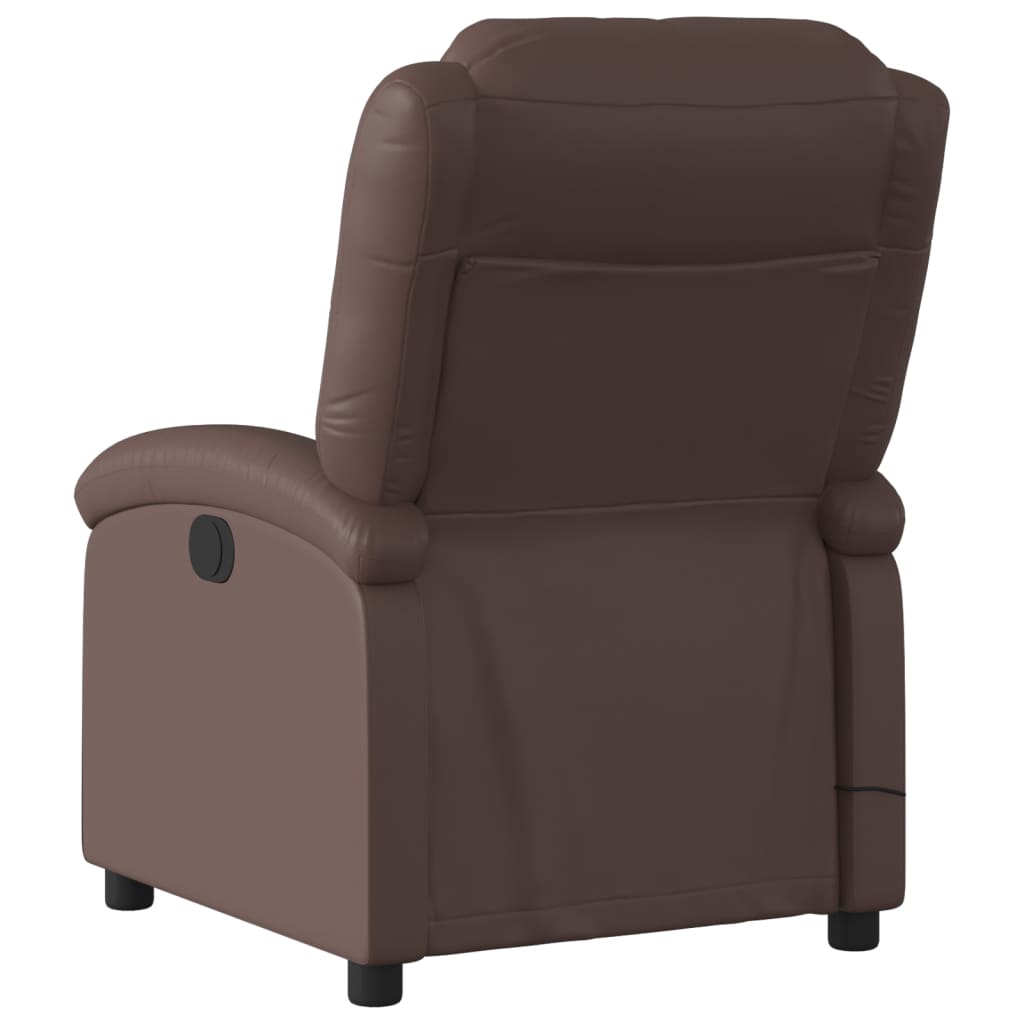 Fauteuil Relax Manuel Marron