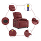 Fauteuil Relax Cuir Rouge Sobre