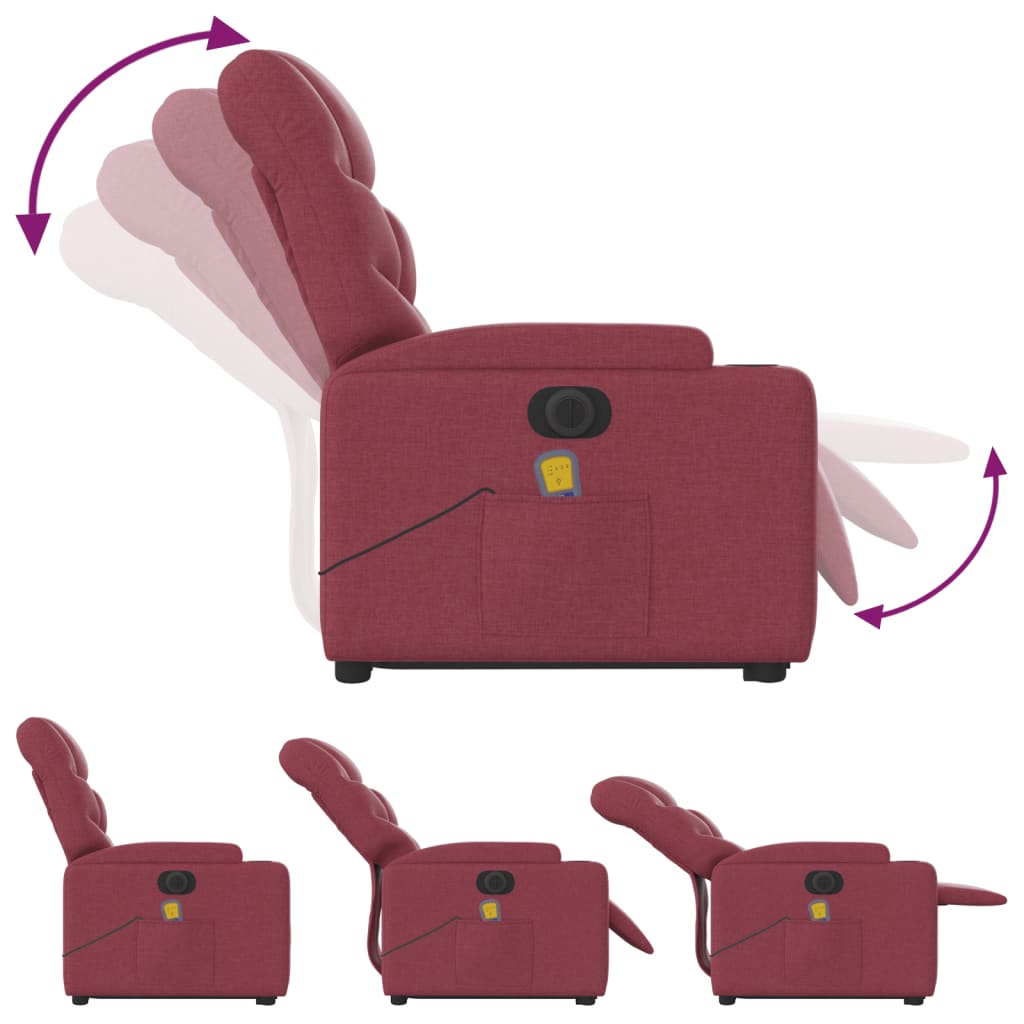 Fauteuil Relax Couleur Bordeaux