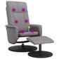 Fauteuil Relaxation Avec Repose Pieds En Cuir