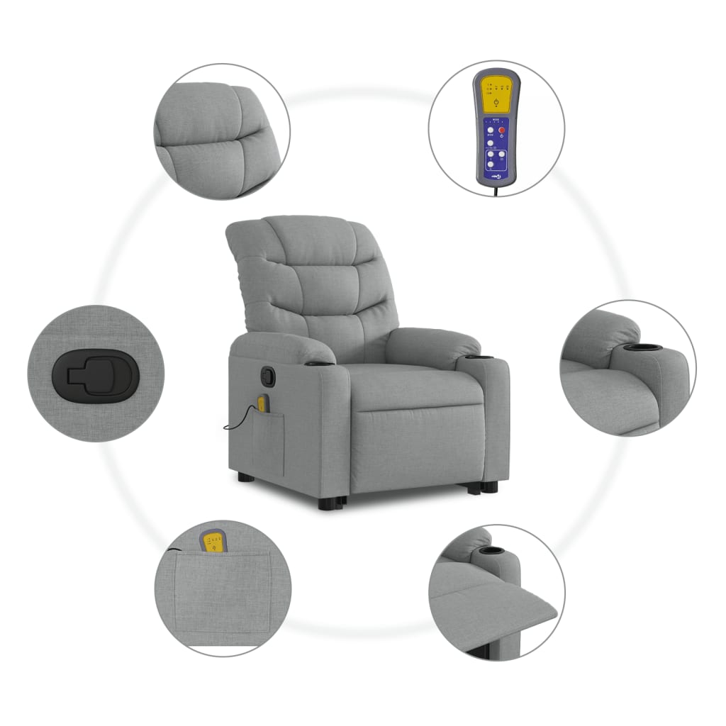 Fauteuil Relax Inclinable Gris