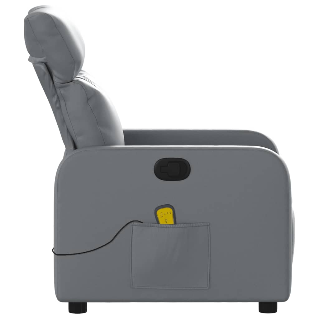 Fauteuil Massant Gris Inclinable