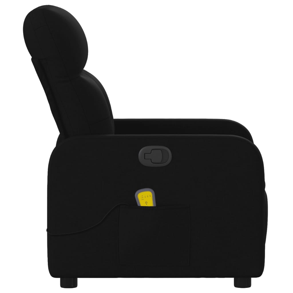 Fauteuil Massant Tissu Noir