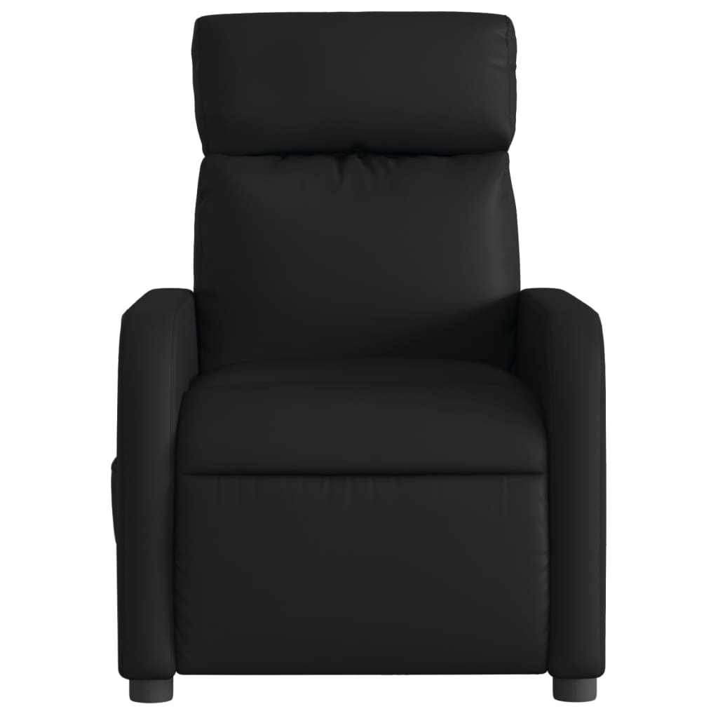 Fauteuil Relax Simili-Cuir Noir